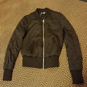H&M Crop Bomber Jacket
